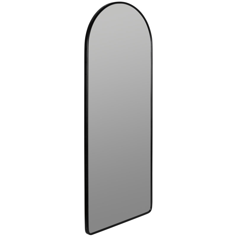 Colca Floor Mirror, Matte Black