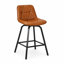 Tabouret de comptoir pivotant 26 po avec siège en similicuir-1962001918