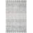 Ildo Hand Tufted Wool/Viscose/Cotton Geometric Rug in Charcoal/Ivory-50780451