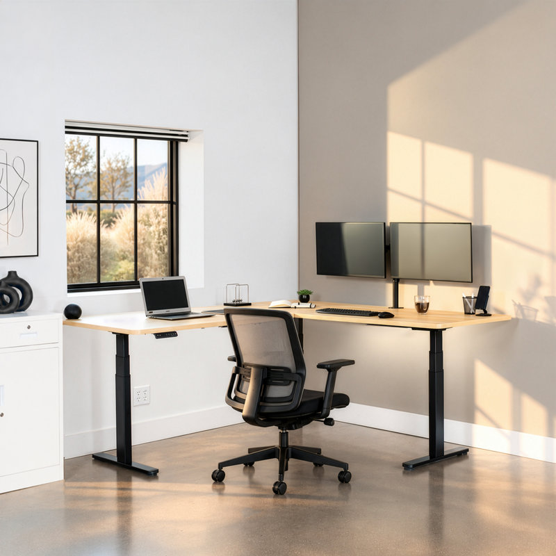 Structure de bureau debout à angle réglable VIVO