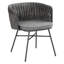 Garden furniture set, balcony furniture, white poly rattan-2053661414