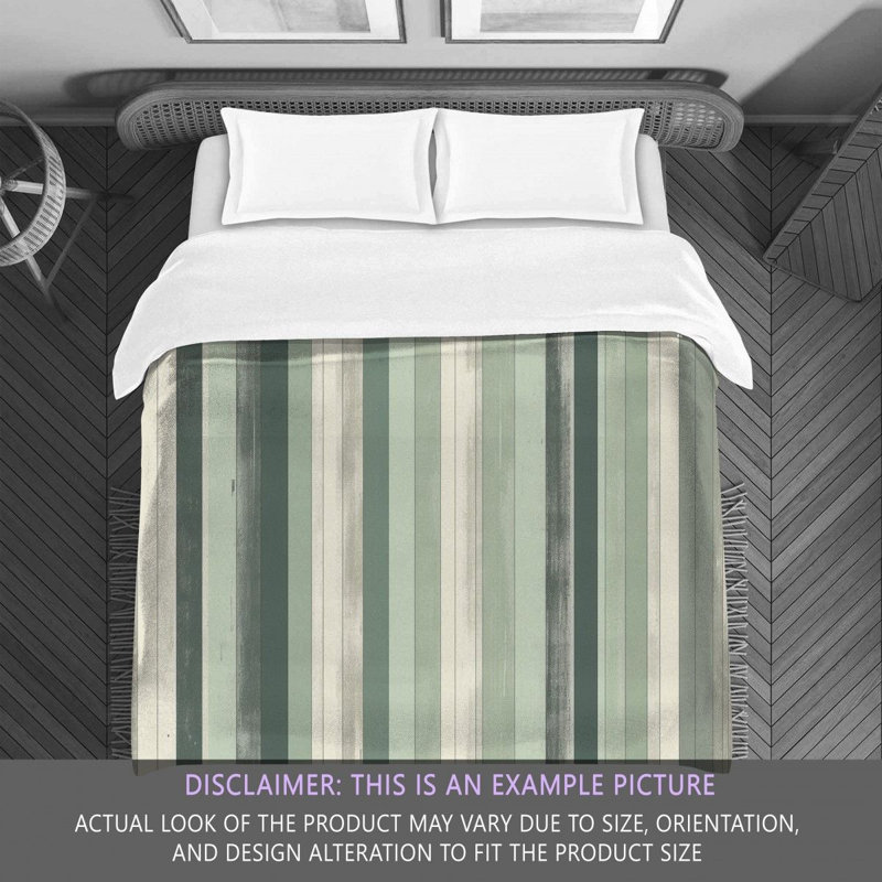 Vertical Striped Bedding, Twin Extra Long Comforter