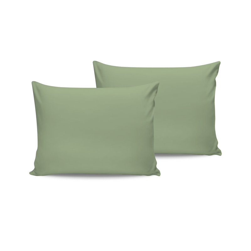 Ensemble de taie d'oreiller (2 pièces), Vert