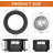 Kruize 37.4'' W  Smokeless Wood-Burning Iron Fire Pit