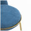 Ensemble de 2 tabourets de bar plaqués or l 20,25 po x P 18,75 po x H 37,75 po Rio Claro