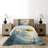 Hypnotic Coastal Polyester Coverlet
