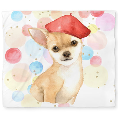 Chihuahua Dog Artist Duvet Cover | Kids Bedroom Decor