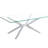 39.37-Inch Rectangular Clear Tempered Glass Coffee Table
