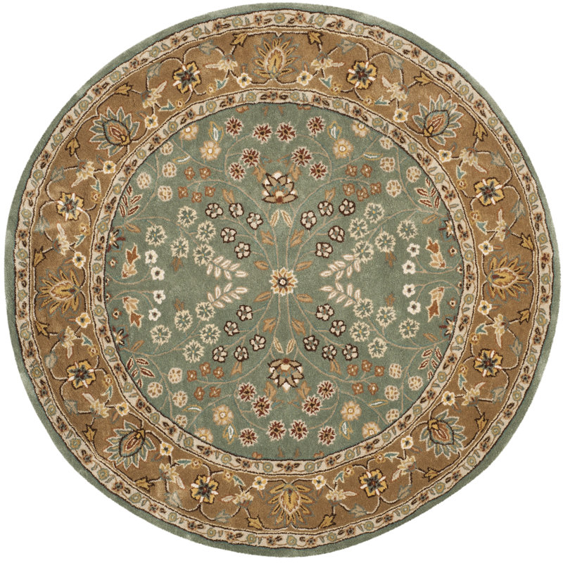 Regner Total Performance Hand Hooked Performance Rug, Round 6'