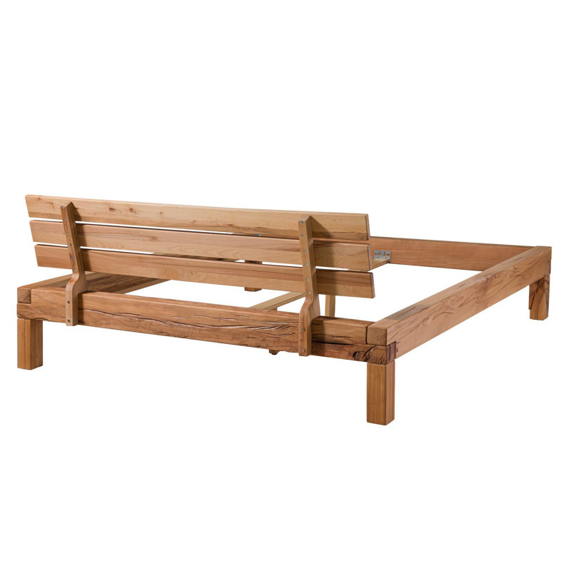 BALKENMÖBEL Solid Wood Bed, European Kingsize (160 x 200cm)