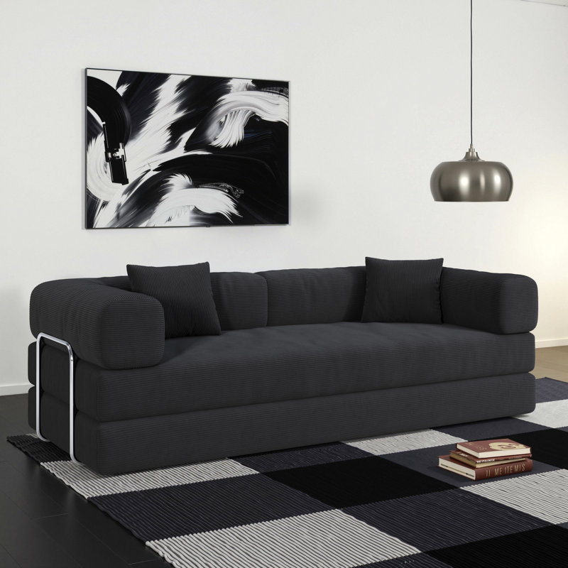 78.8" Modular Sofa, Convertible Pudding Block Sofa, Floor-Standing Sofa Bed With Armrests And Comfortable Sofa Bed, Compression Sofa