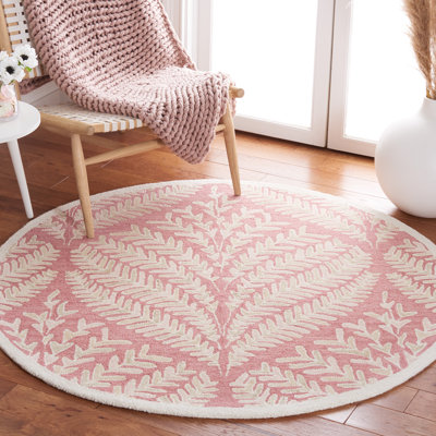Jashona Hand Tufted Wool Floral Rug