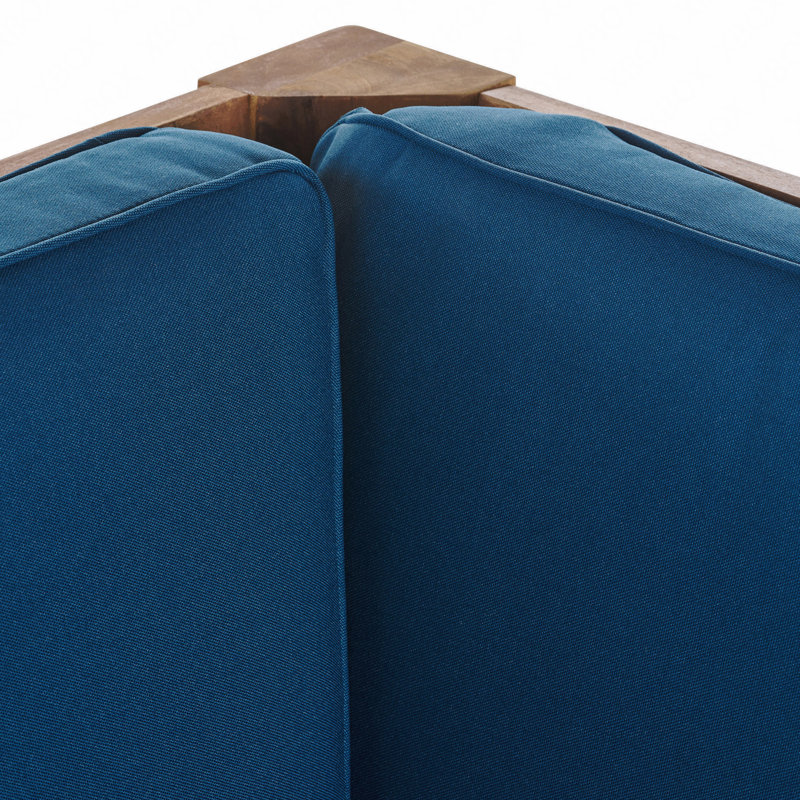 Fauteuil d'angle, bleu, Bleu