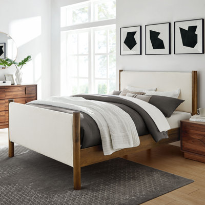 Maven Boucle Upholstered Platform Bed
