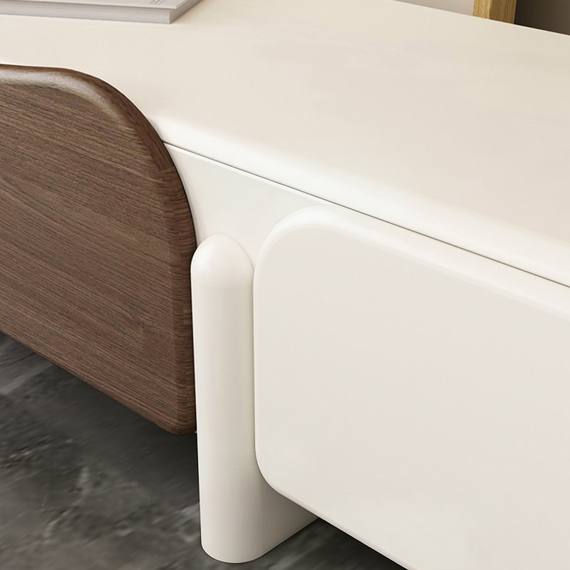 Meuble télé moderne en bois manufacturé beige