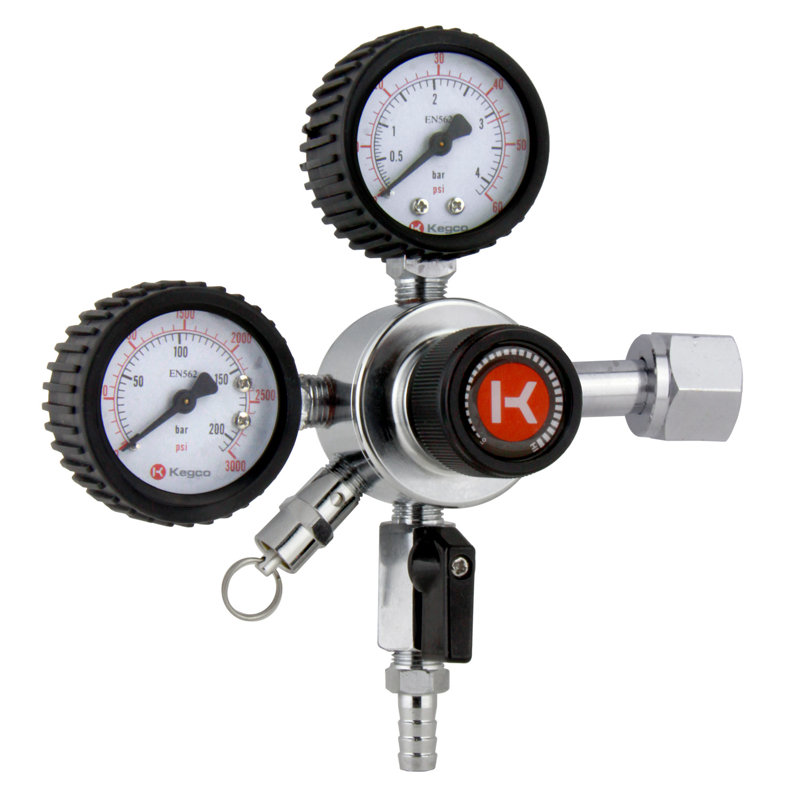 Kegco Premium Dual Gauge, 2-Stage CO2 Draft Beer Regulator