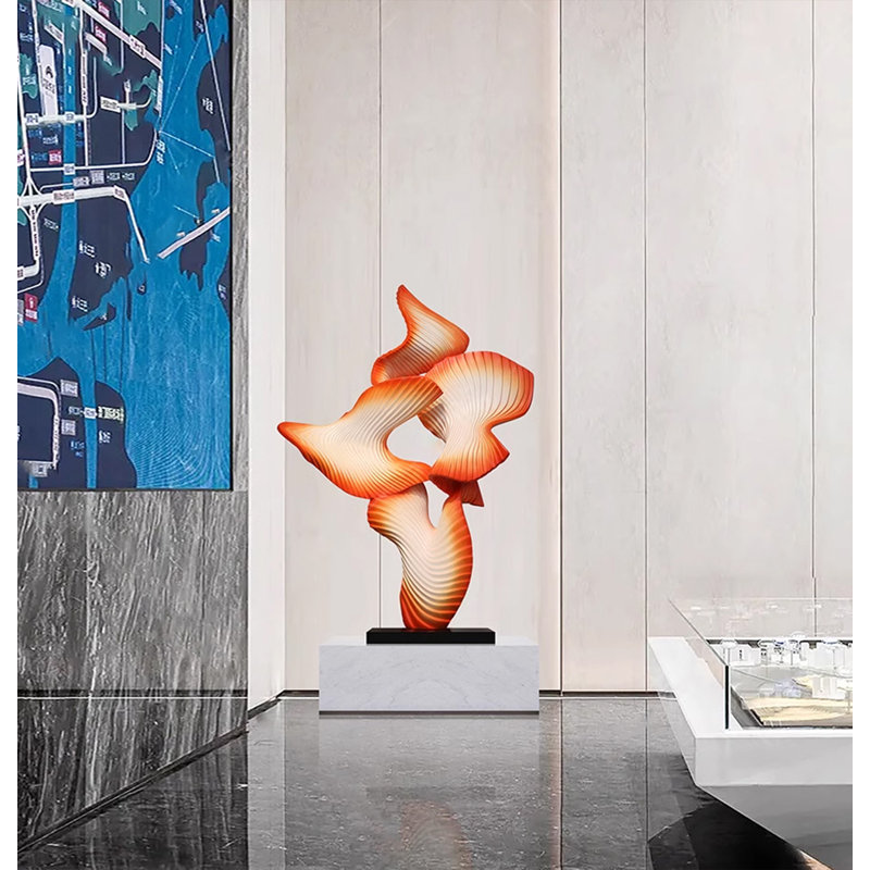 Ornement de plancher abstrait Sculpture Art Installation