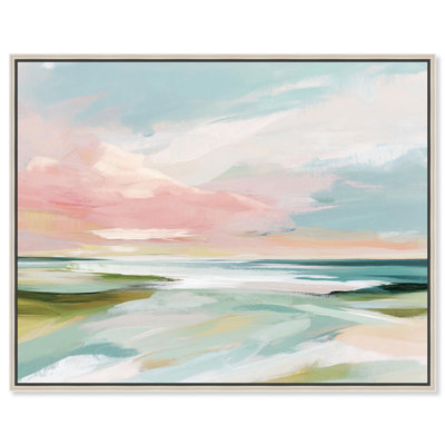 Misty Shoreline Dream II Canvas Print Coastal Art by Art Remedy
