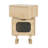 Table d'appoint rotative avec rangement Robot