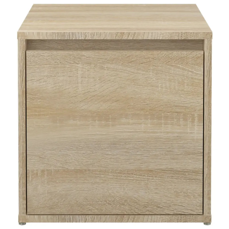 Ebern Designs Decorative Bin, Sonoma Oak