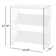 Allegonda Bookcase with Glass Frame