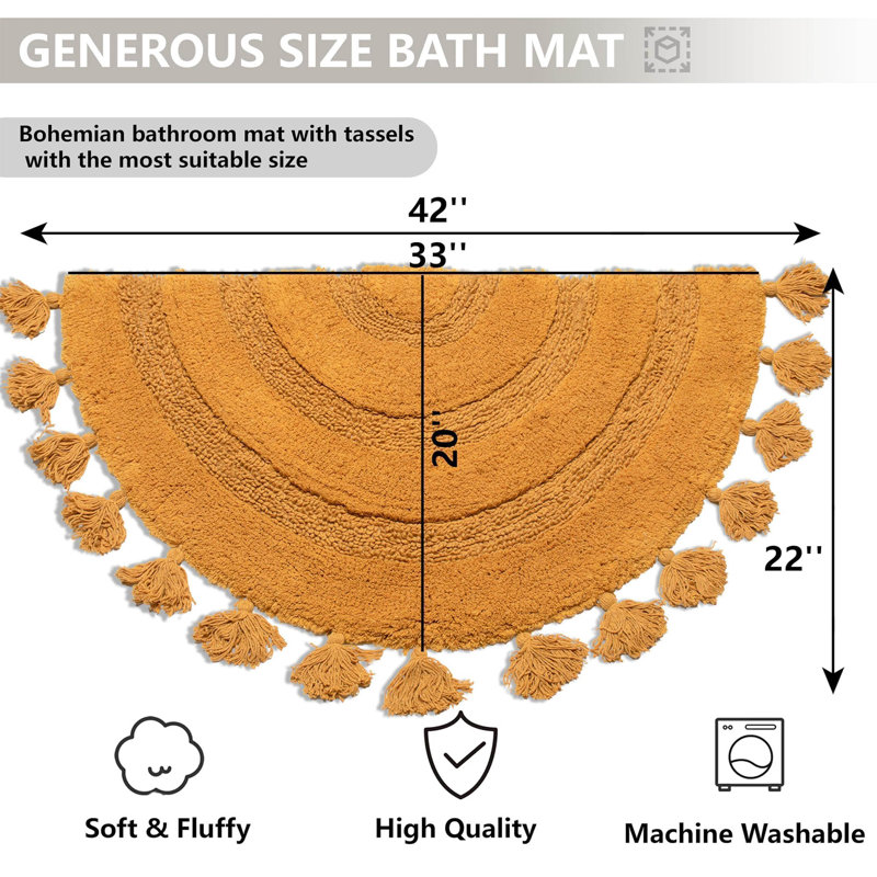 Tapis de bain Boho