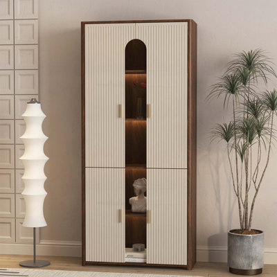 Grande vitrine avec lumières DEL