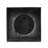 Quartz movement / Crystal Tabletop Clock in Black