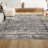 Attie Filigree Gray/Black Rug-2046581958