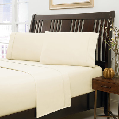 Ensemble de draps 100% coton luxueux 1000 fils Luxury - literie ultra-douce, respirante et durable