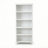 64.25”H 5-Tier Bookcase with Raised Legs, White Freestanding Open Shelf Storage & Display for Living Room, Bedroom, or Home Office-475506161