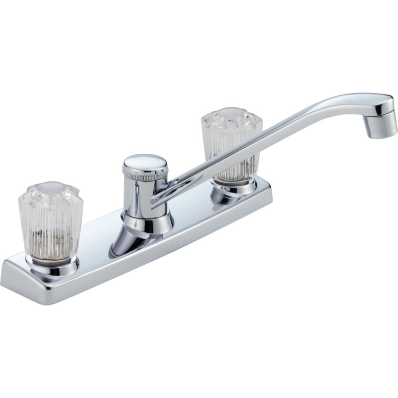 Two Handle Kitchen Faucet In Chrome