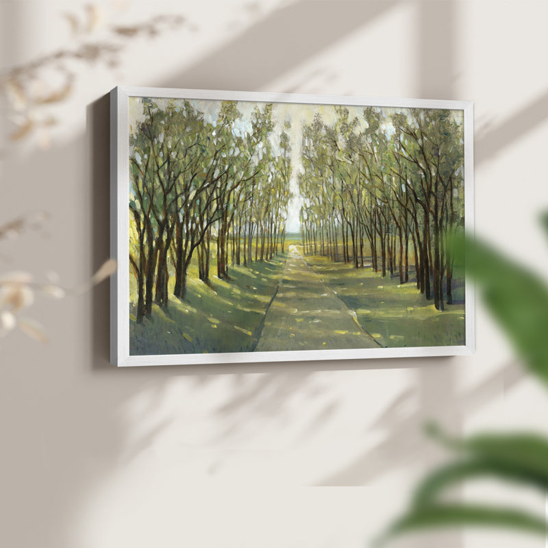 Forest Path -Framed Print - Restickable