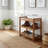 Bare Decor Vira Shoe Rack Shelf in Solid Teak Wood, 3 Shelf