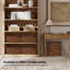 Commode modulaire en bois massif à 2 tiroirs l 38 po A livraison (ensemble de 3)-100845479