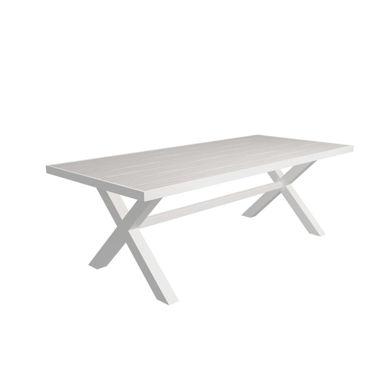 Table de barbecue en aluminium 86 po., 86 po, Fumée blanche islandaise