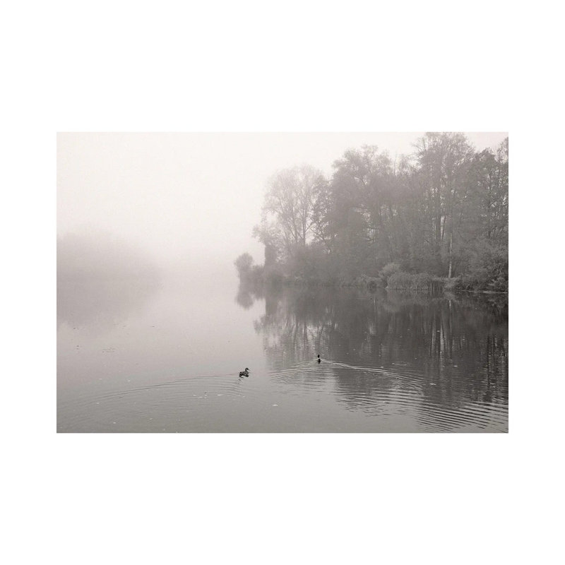 River In Mist by Lena Weisbek - Wrapped Canvas Gallery-Wrapped Canvas Giclée, 101.6 cm H x 66.04 cm W
