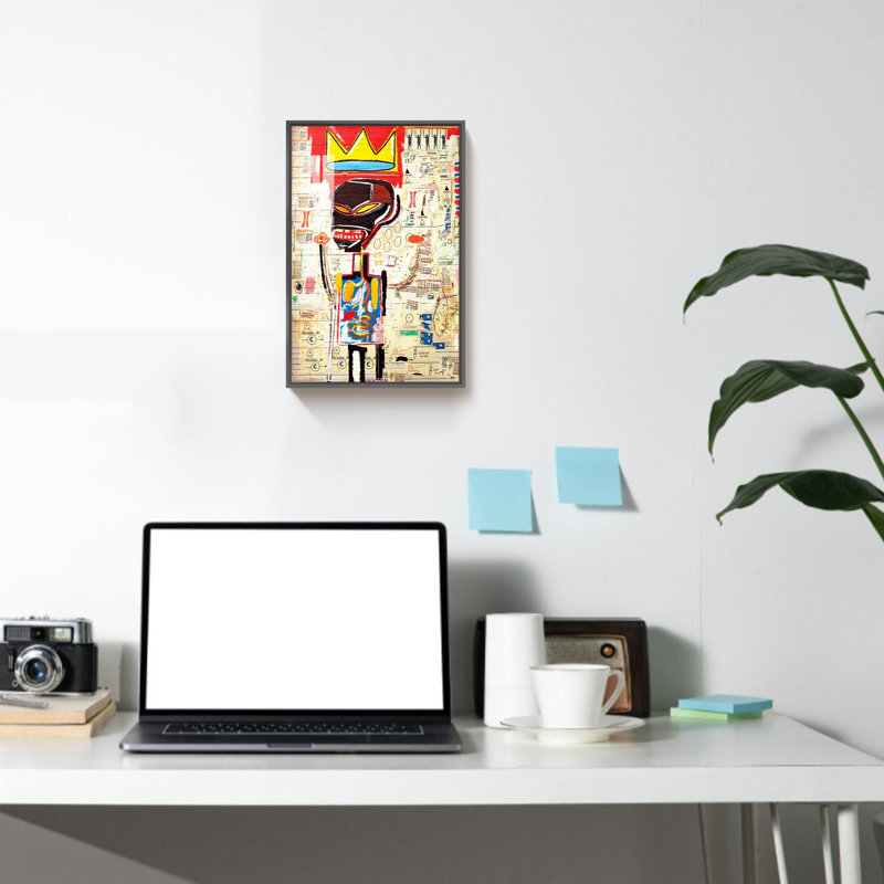 «Graffiti Art» sur toile, Noir, H 15,88 po x l 11,88 po x P 1 po