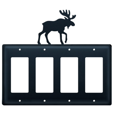 Moose 4-Gang Rocker Wall Plate