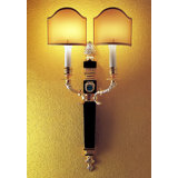 2 - Light Dimmable Armed Sconce