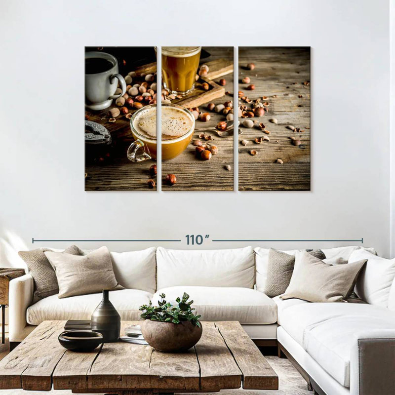 Yarlin Brewed Hazelnut Coffee, 48" H x 74" W