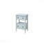 Table de chevet ouverte 2 tiroirs Ocean Finish