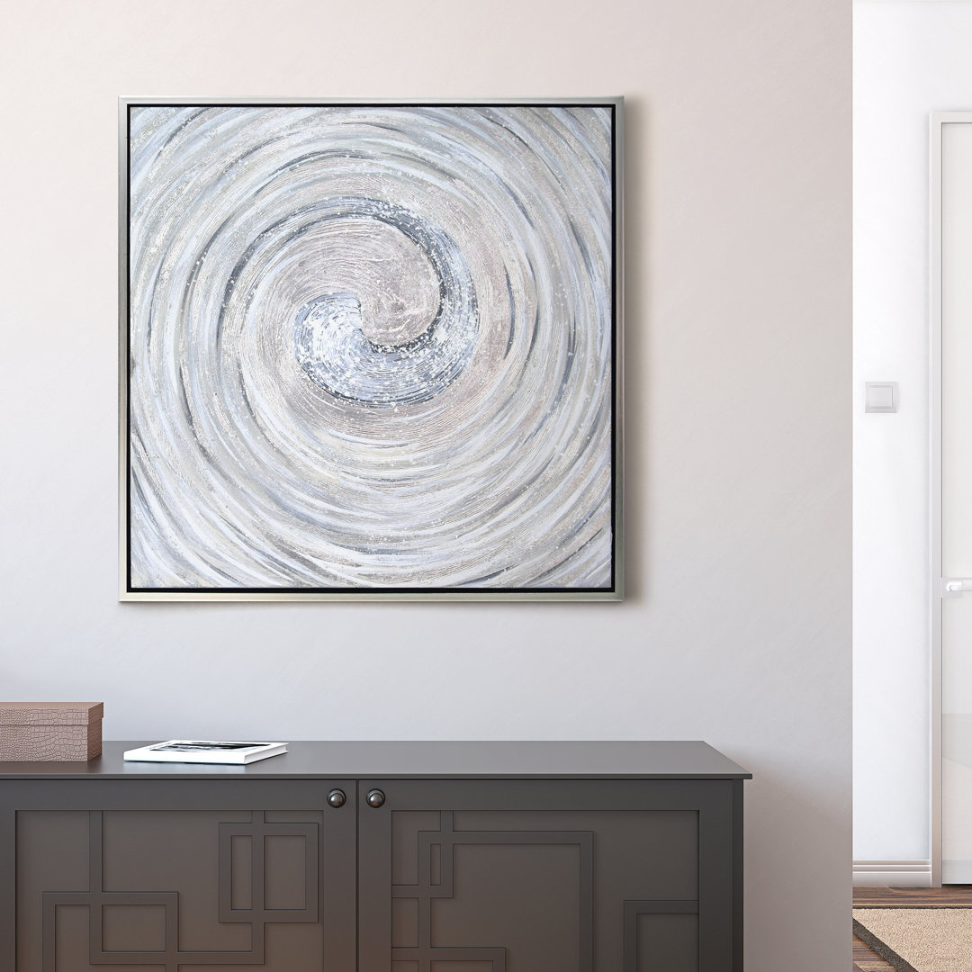 " Silver Swirl Textured Metallic " by Martin Edwards Wrought Studio™