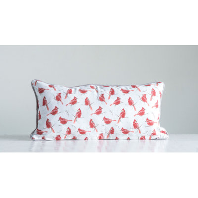 Cotton Reversible Throw Pillow