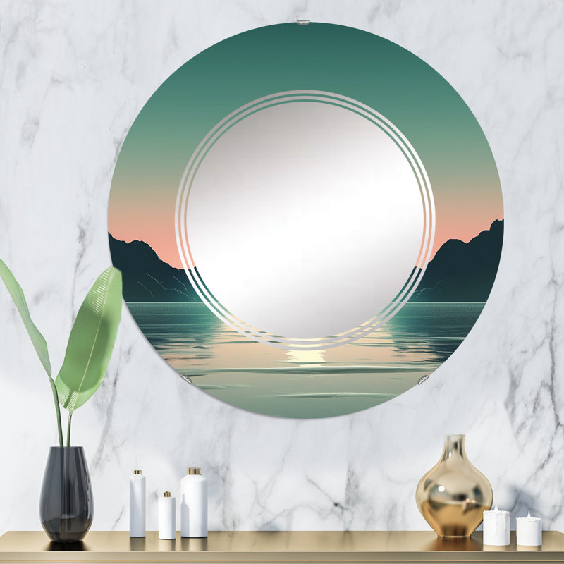 Miroir mural Wetzell, 32 po x 32 po