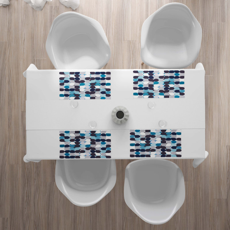Polyester Geometric Rectangle Placemat