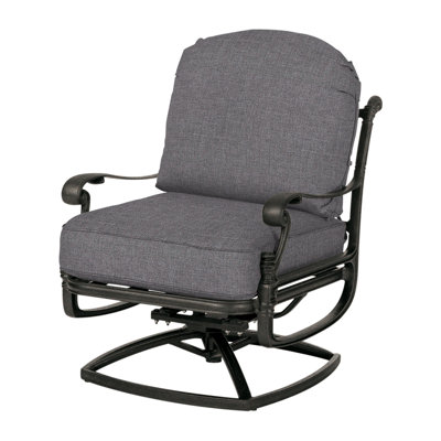 Florence Swivel Rocking Lounge Chair with Cushions