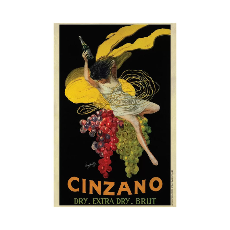 Cinzano, 1920 by Leonetto Cappiello - Wrapped Canvas Print, 30.48 cm H x 45.72 cm W