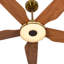 Ventilateur de plafond intelligent à 52 pales 52 po avec télécommande DEL, ensemble d'éclairage inclus-1330118883