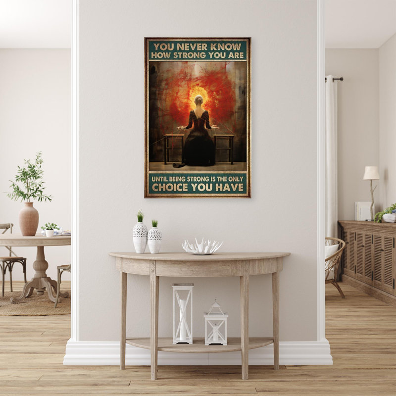 Impression sur toile, "Lewendal", H 20 po x l 16 po x P 1,25 po